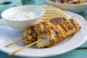 Chicken skewers